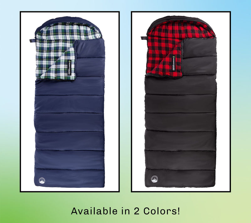Wakeman XL Sleeping Bag  32F Comfort Rated Envelope-Style — View 8