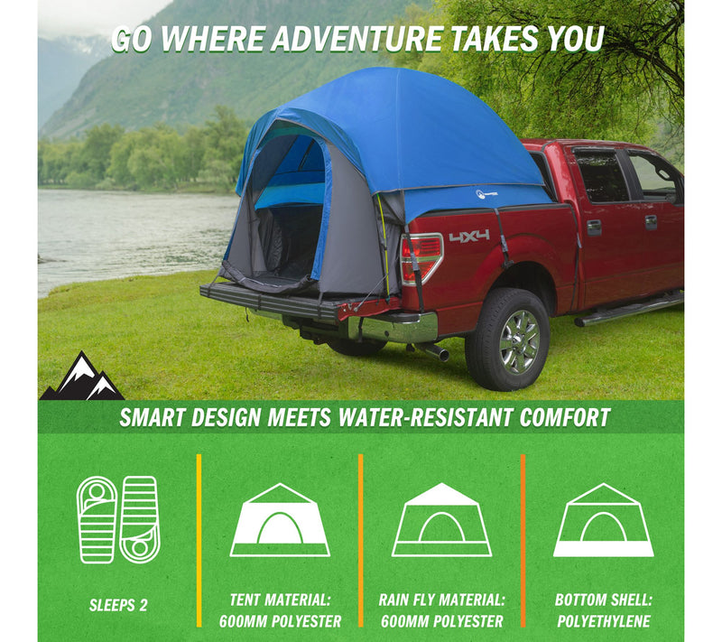 Wakeman Truck Bed Tent Water-Resistant Vented Camper Shell — View 5