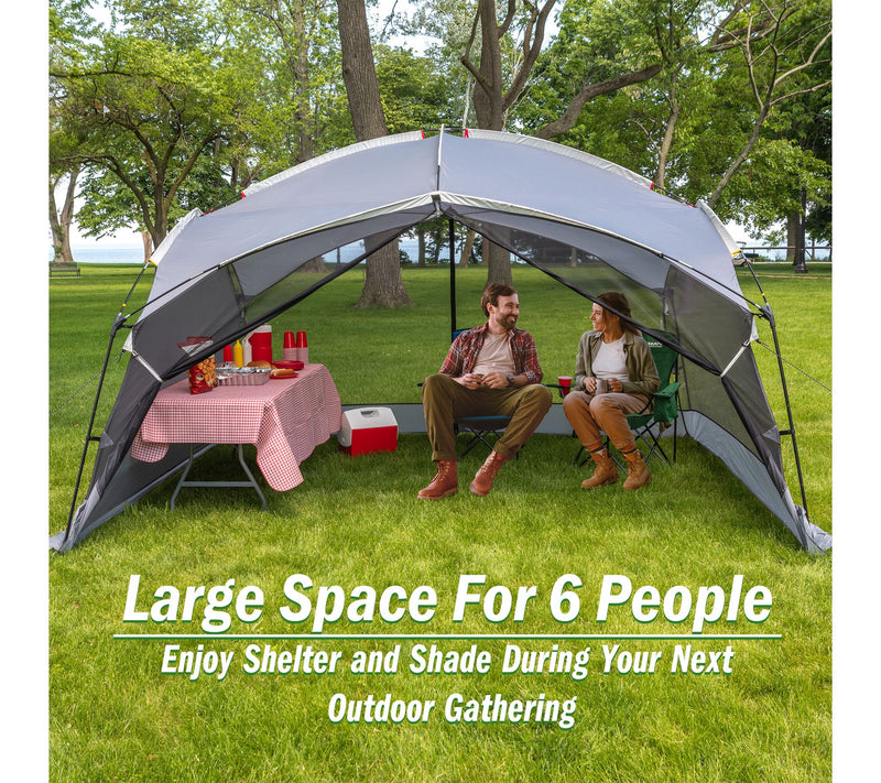 Wakeman Pop Up Canopy Screen S un Shade Gazebo w/ Mosquito Ne — View 6