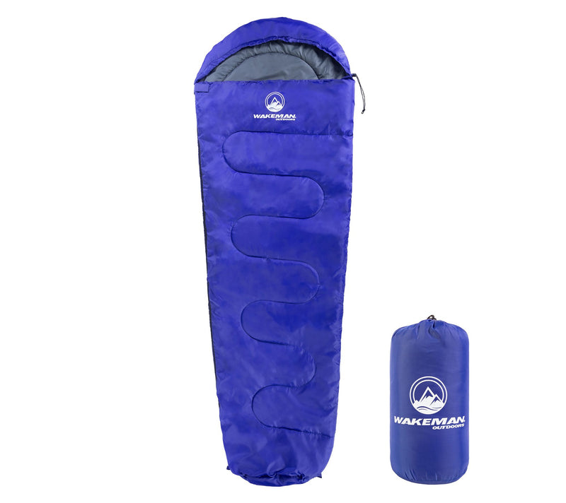 Wakeman Mummy Sleeping Bag Cold Weather Rated 25F Waterproof — View 5