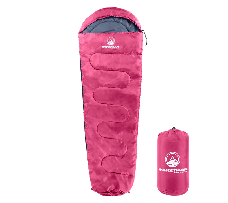 Wakeman Mummy Sleeping Bag Cold Weather Rated 25F Waterproof — View 11