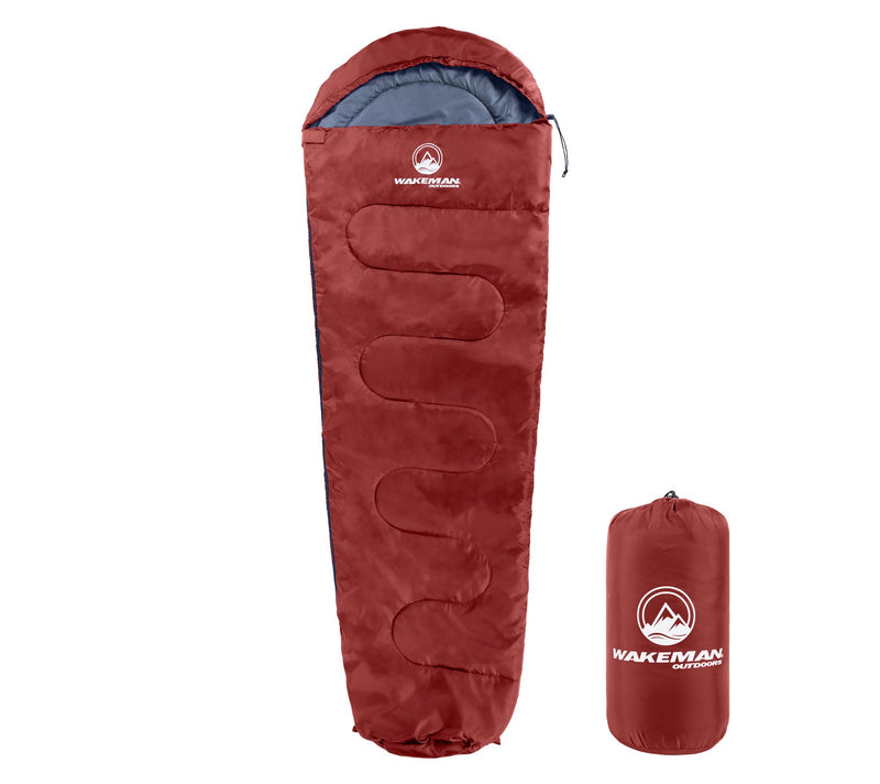 Wakeman Mummy Sleeping Bag Cold Weather Rated 25F Waterproof — View 13