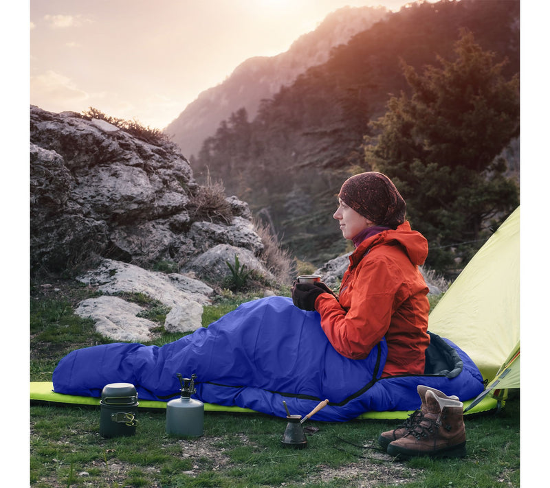 Wakeman Mummy Sleeping Bag Cold Weather Rated 25F Waterproof — View 17