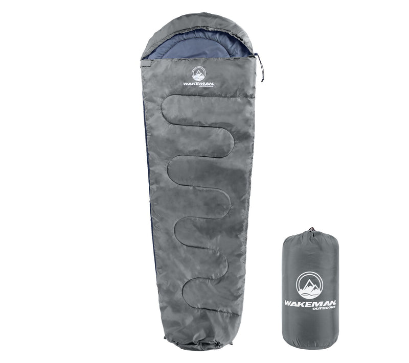 Wakeman Mummy Sleeping Bag Cold Weather Rated 25F Waterproof — View 7