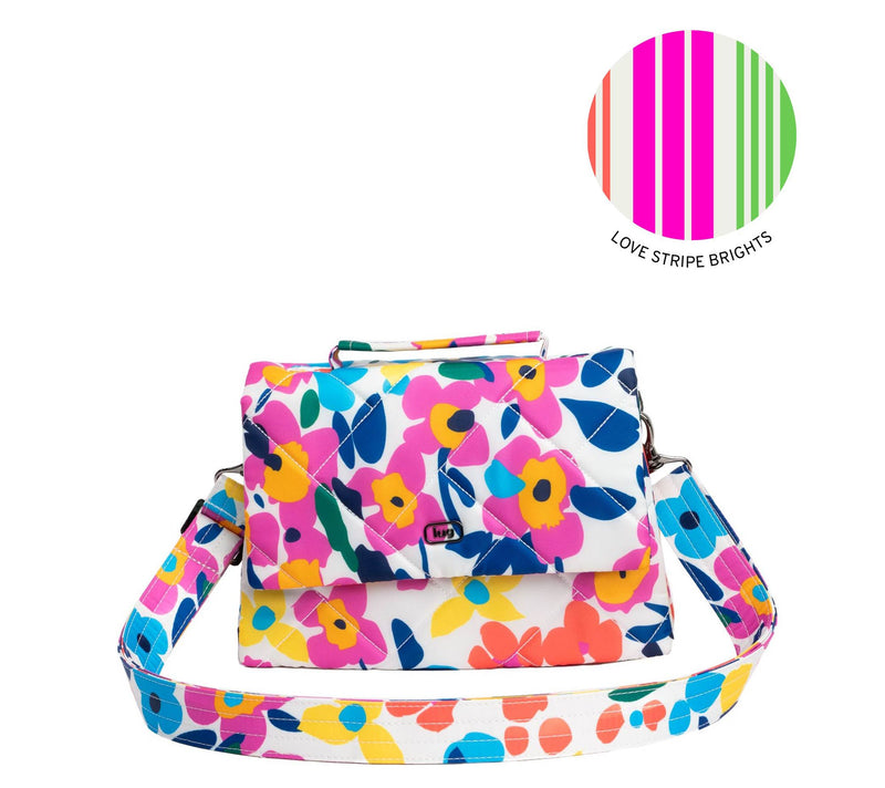 Lug Classic Quilted Crossbody with Top Handle - Plie 2 — Main view