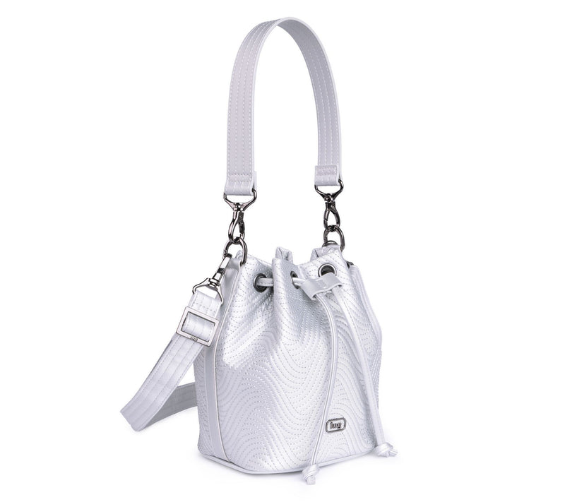 Lug Satin Luxe Drawstring Bucket Bag - Whirlybird — View 16