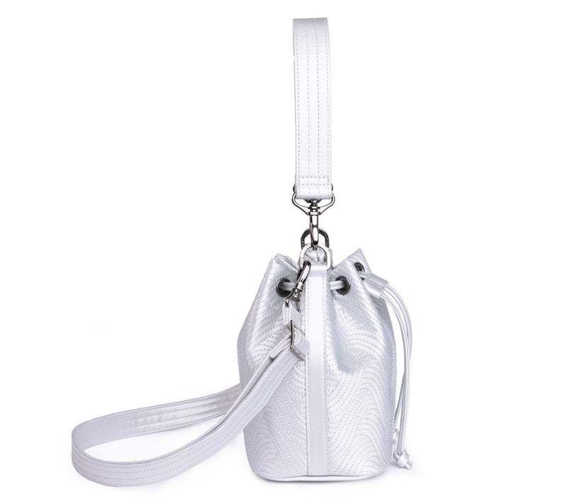 Lug Satin Luxe Drawstring Bucket Bag - Whirlybird — View 17