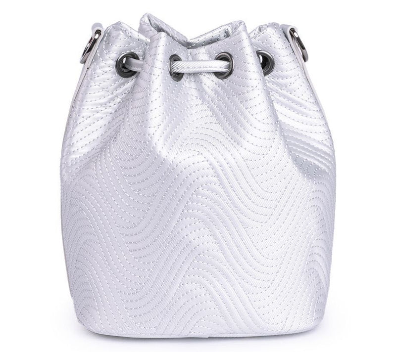 Lug Satin Luxe Drawstring Bucket Bag - Whirlybird — View 18