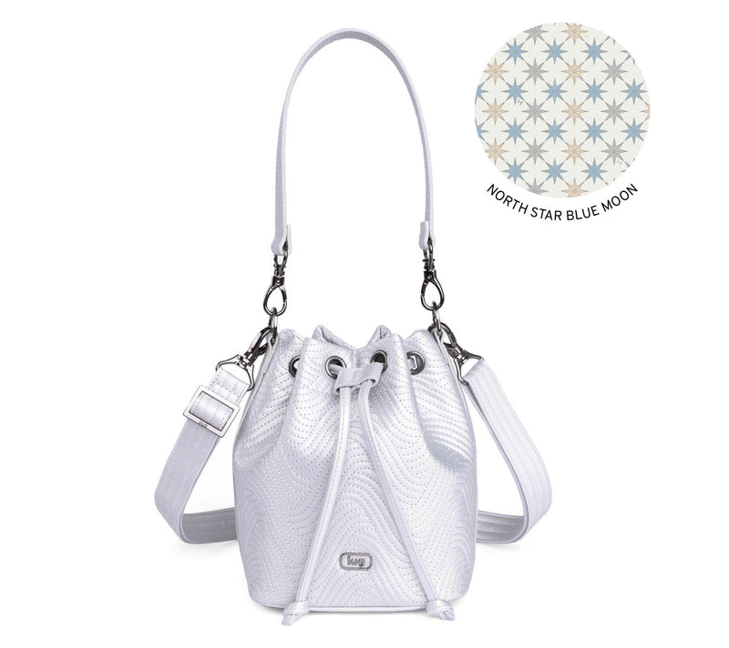Lug Satin Luxe Drawstring Bucket Bag - Whirlybird — View 10