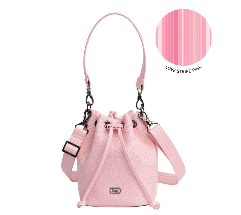 Lug Satin Luxe Drawstring Bucket Bag - Whirlybird — View 7
