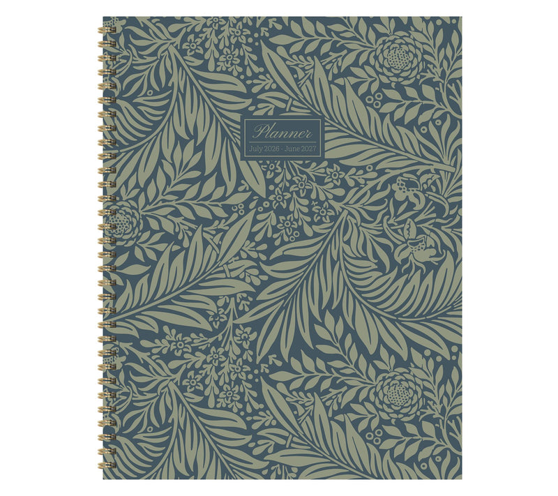 TF Publishing Leaf Motif Weekly Monthly PlannerJuly 26-June27 — Main view
