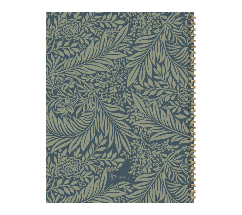 TF Publishing Leaf Motif Weekly Monthly PlannerJuly 26-June27 — View 4