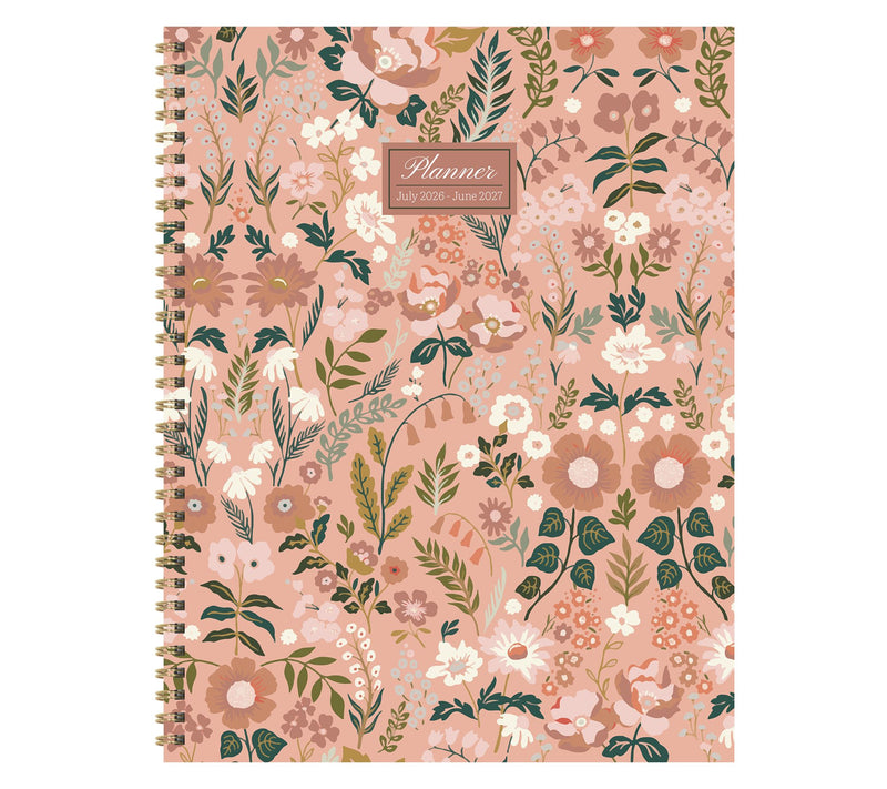 TF Publishing Blooming Pink Weekly Monthly Plan ner July 2026 — Main view