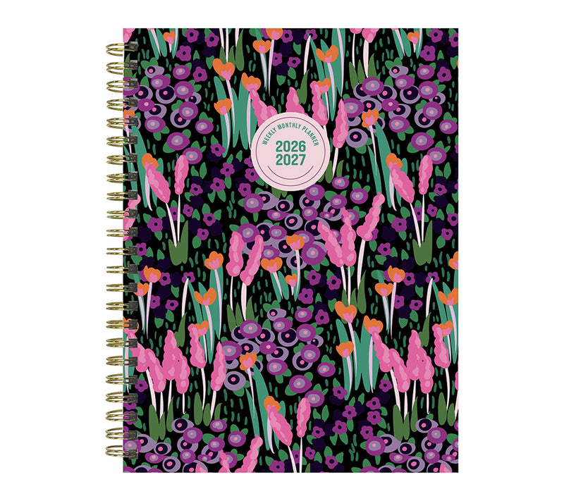 TF Publishing Buds & Blooms Medium Weekly Monthly Planner — View 5