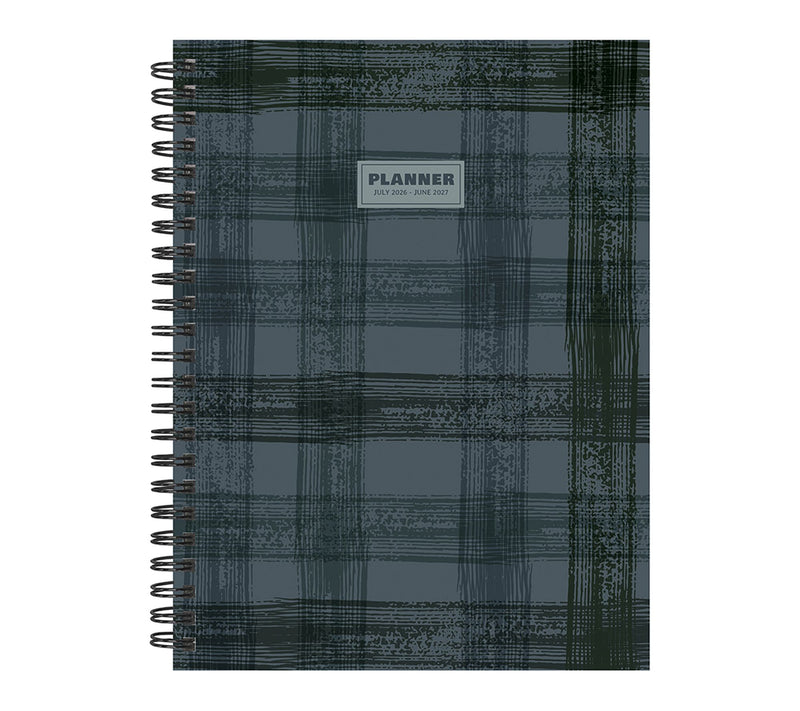 TF Publishing Blue Flannel Medium Weekly Monthly Planner — View 5