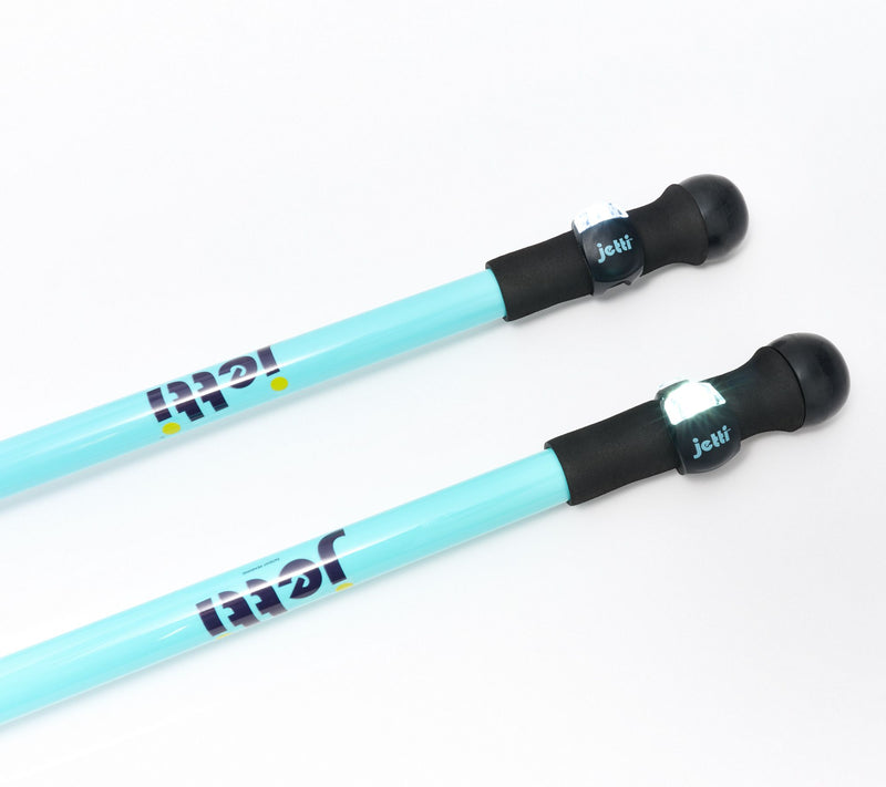 Jetti Weighted Walking Poles w Bag and 2 Light Attachments — View 8