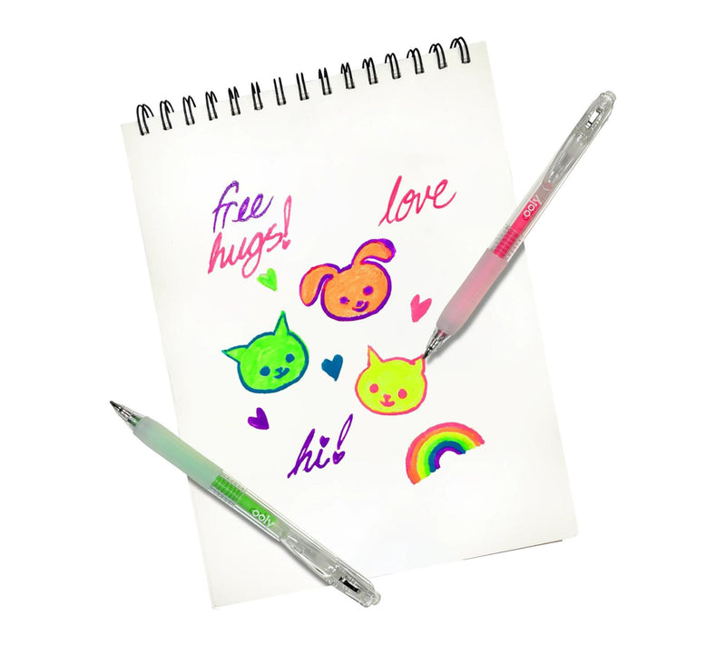 OOLY Jelly Gloss Deco Gel Pens Neon 6ct Color Set — View 5