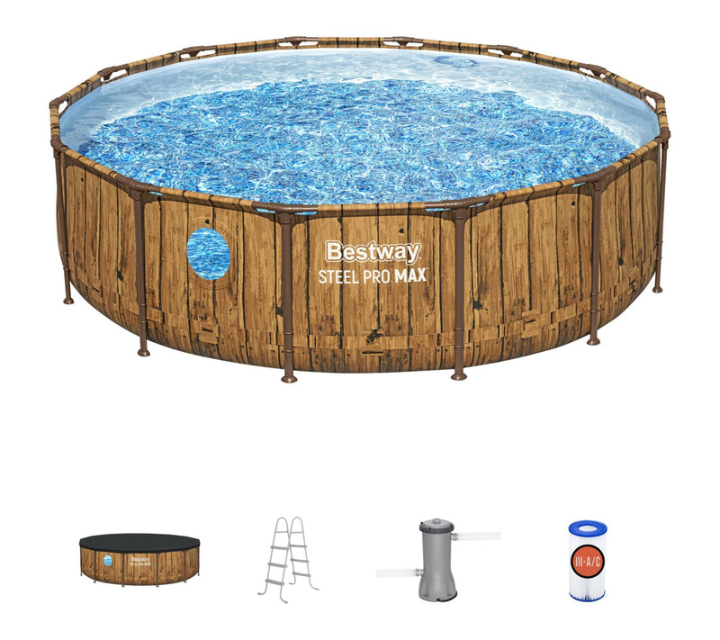 Bestway Steel Pro MAX Splashview Swimming PoolSet — Main view