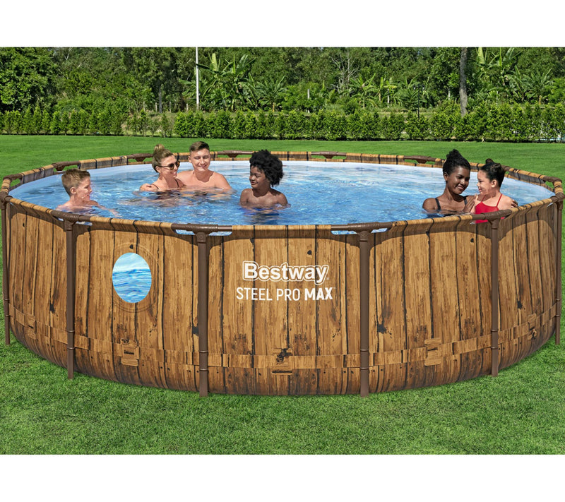Bestway Steel Pro MAX Splashview Swimming PoolSet — View 8
