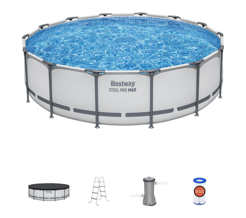 Bestway Steel Pro MAX 14' x 42" Above Ground Swimming Pool Set — Main view