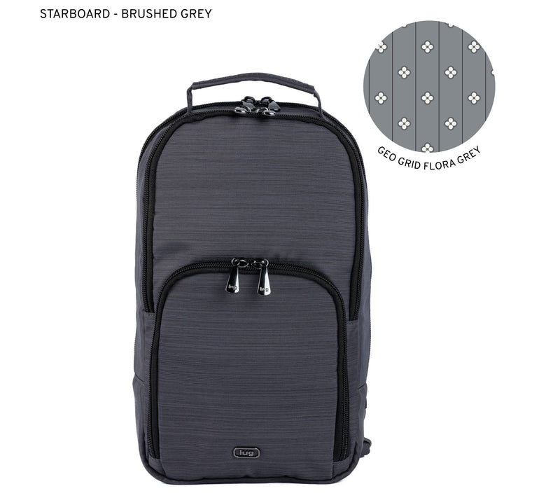 Lug Brushed Sling Bag - Starboard — View 5