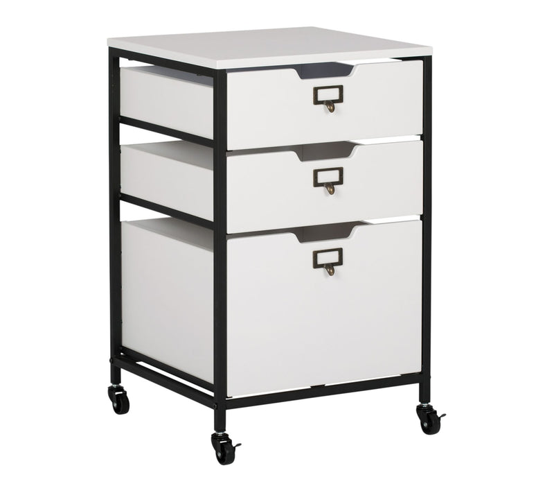 Studio Designs  3 Drawer Mobile Organizer Cart — View 7