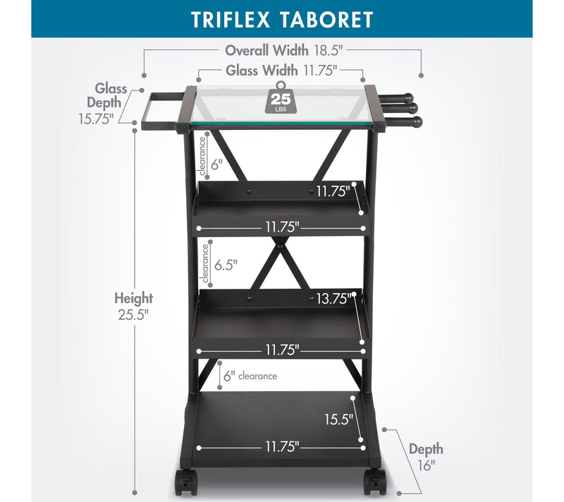 Studio Designs Triflex Mobile 4 Shelf Art and Craft Organizer — View 3