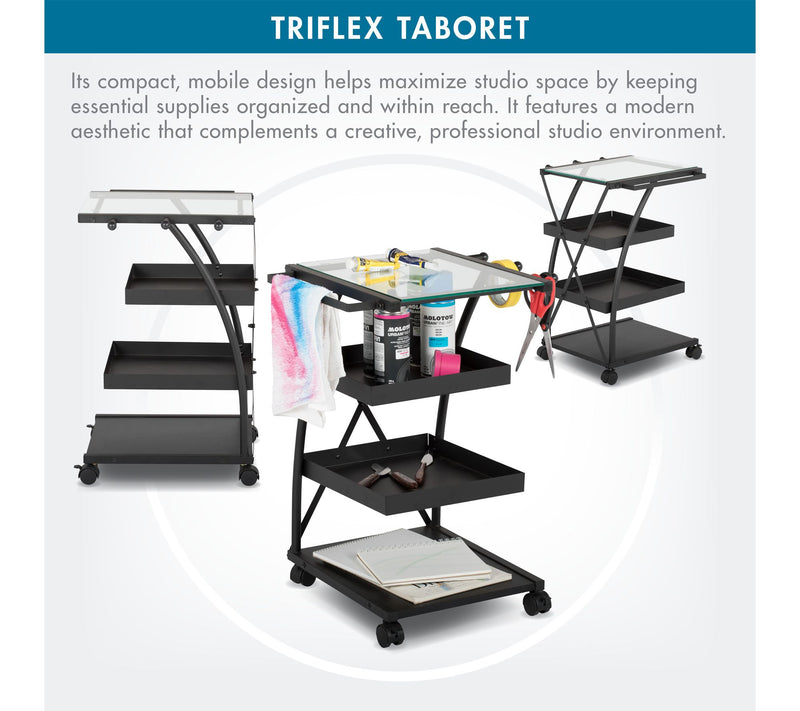 Studio Designs Triflex Mobile 4 Shelf Art and Craft Organizer — View 4