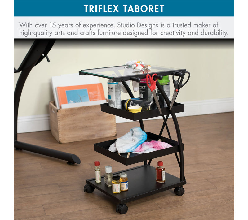 Studio Designs Triflex Mobile 4 Shelf Art and Craft Organizer — View 5