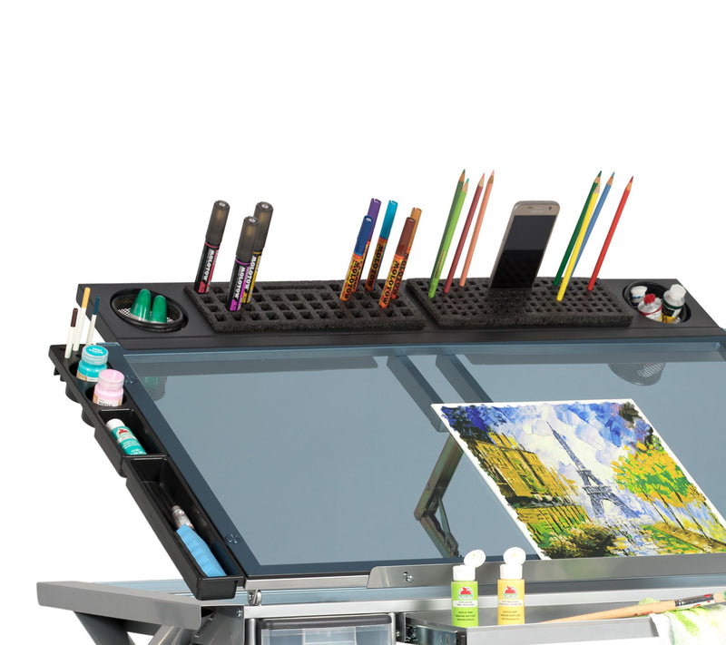 Studio Designs 36" Premier Metal Storage for Drafting Table — View 4