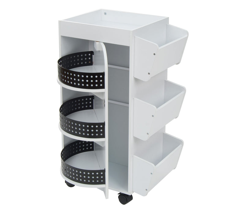 Studio Designs 4 Sided Swivel Mobile OrganizerCart — Main view