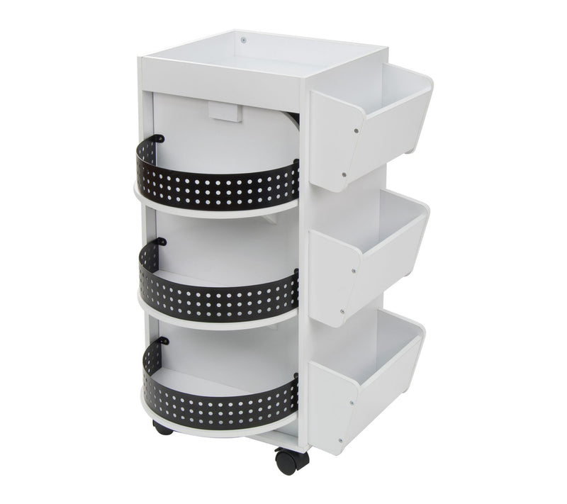 Studio Designs 4 Sided Swivel Mobile OrganizerCart — View 9