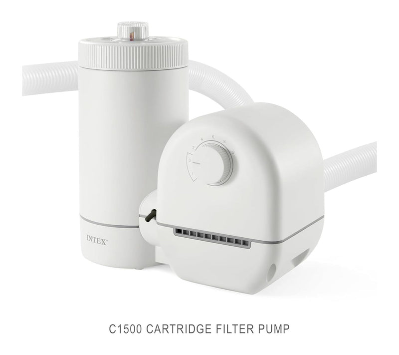 Intex Krystal Clear Cartridge Filter Pump C1500 — View 3