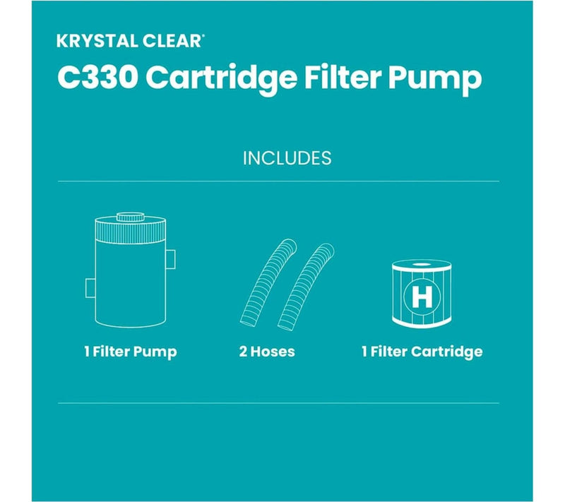 Intex Krystal Clear Cartridge Filter Pump C330 — View 7