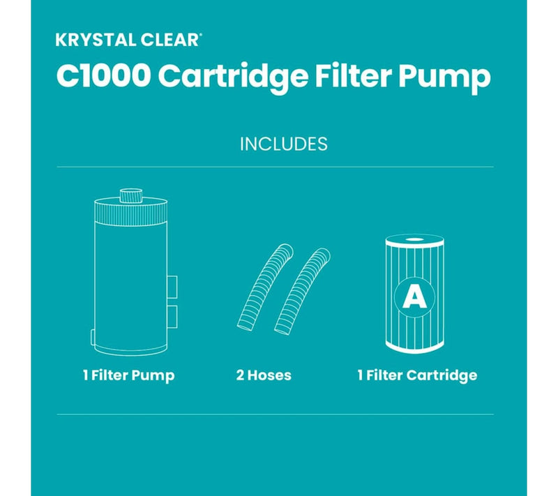 Intex Krystal Clear Cartridge Filter Pump C1000 — View 6