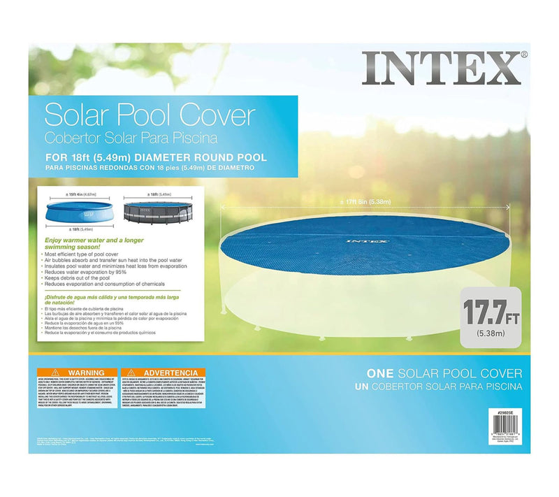 Intex Round 18 ft Solar Pool Cover — View 2