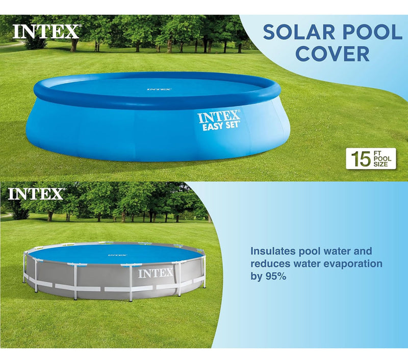 Intex Round 15 ft Solar Pool Cover — View 7