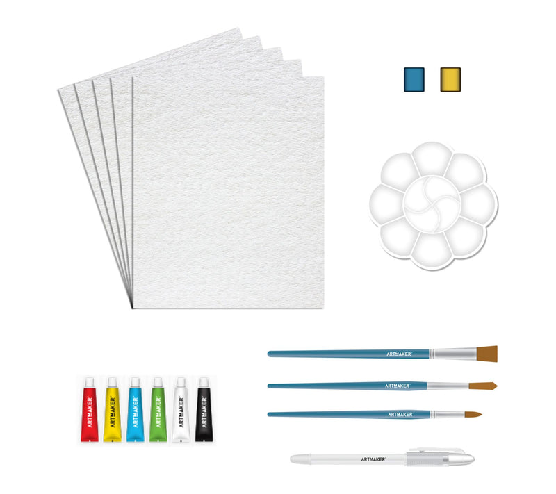 Art Marker Watercolor Painting Complete StarterKit — View 9