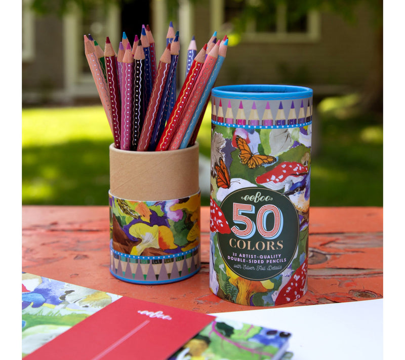 eeBoo Piece & Love Artist Sketchbook Mushrooms — View 5