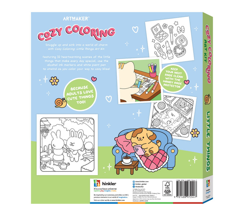 Art Maker Cozy Coloring Kit Little Things — View 4