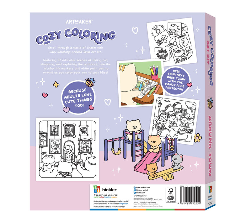 Art Maker Around Town Cozy Coloring Kit — View 4