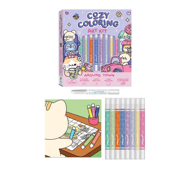 Art Maker Around Town Cozy Coloring Kit — View 9
