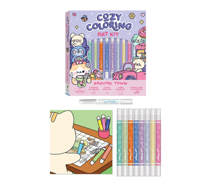 Art Maker Around Town Cozy Coloring Kit