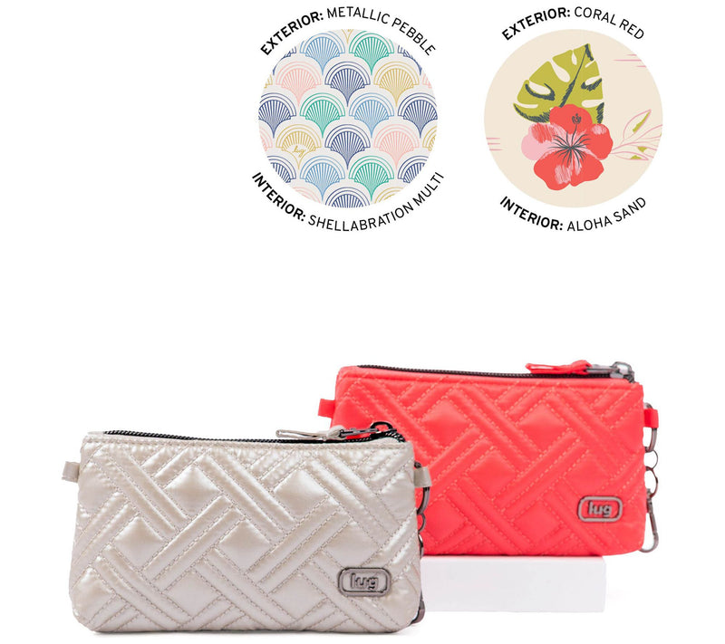 Lug Set of 2 Quilted Coin Pouches - Metro XL — View 11