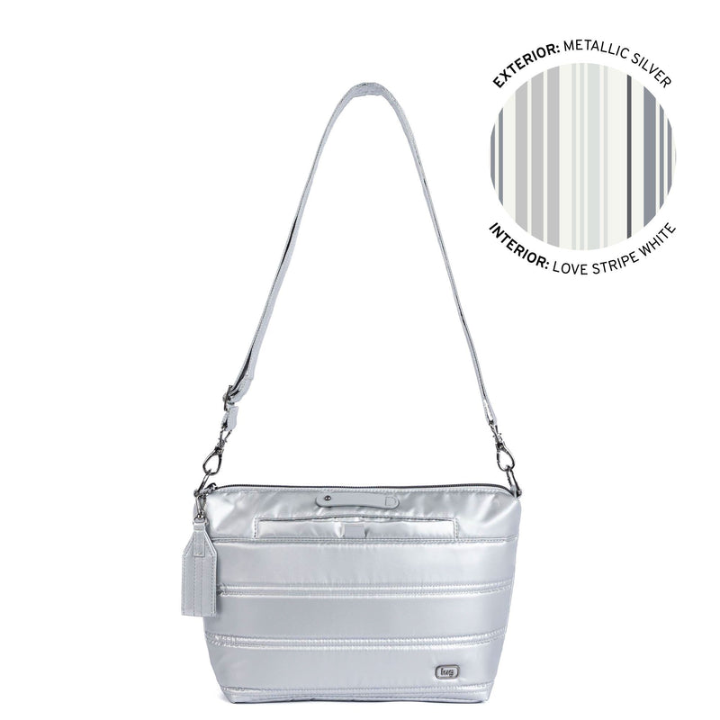 Lug Classic Quilted Crossbody with Charm Bar - Flare 2 — View 20