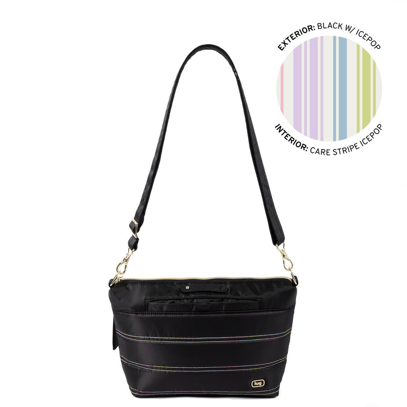 Lug Classic Quilted Crossbody with Charm Bar - Flare 2 — View 22