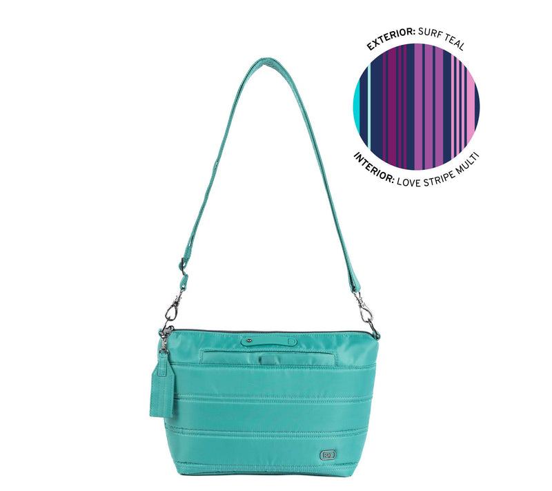 Lug Classic Quilted Crossbody with Charm Bar - Flare 2 — View 24
