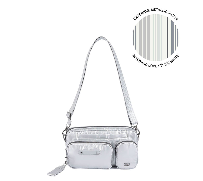 Lug E/W Adjustable Crossbody with Charm Bar - Switcheroo — View 14