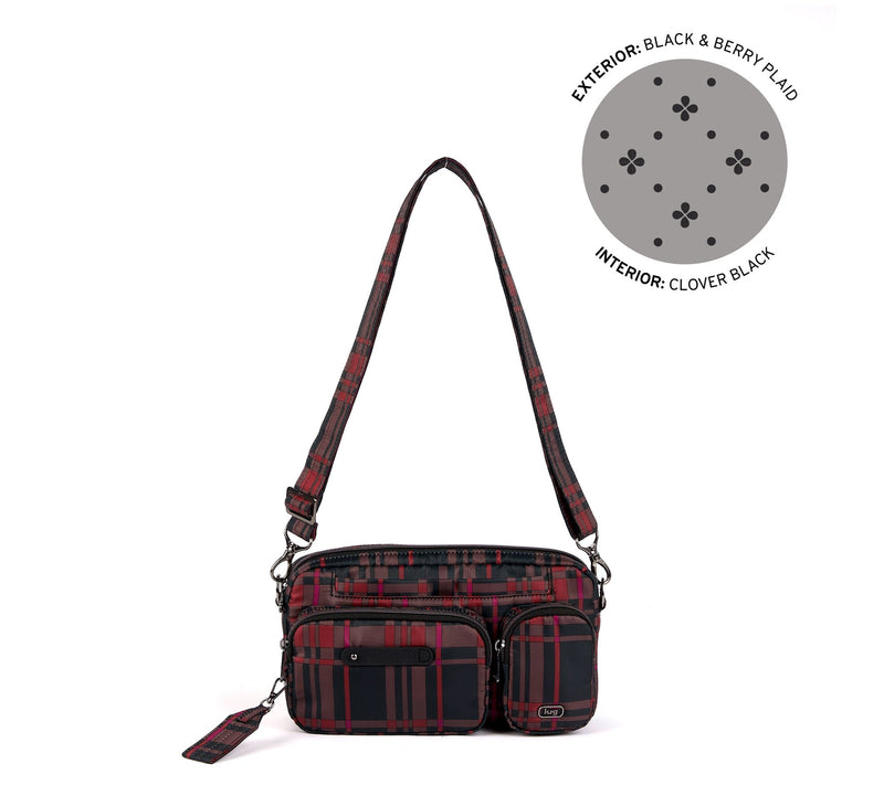 Lug E/W Adjustable Crossbody with Charm Bar - Switcheroo — View 15