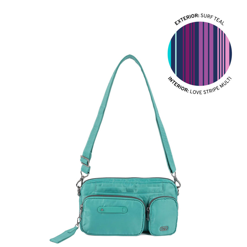 Lug E/W Adjustable Crossbody with Charm Bar - Switcheroo — View 16